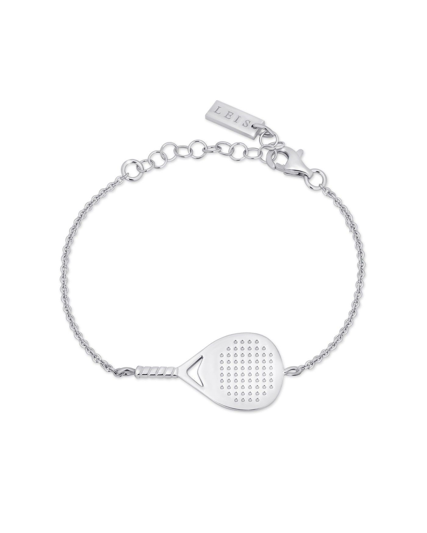 Silver rhodium-plated bracelet Bandeja X3 unisex  - 2