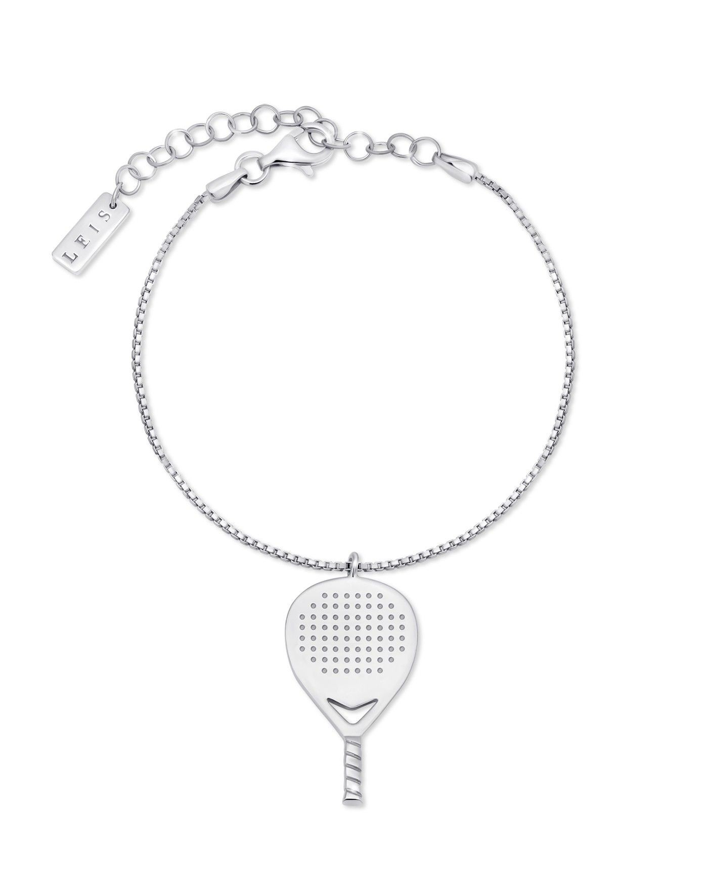 Damen Silber Padel Armband X3  - 2