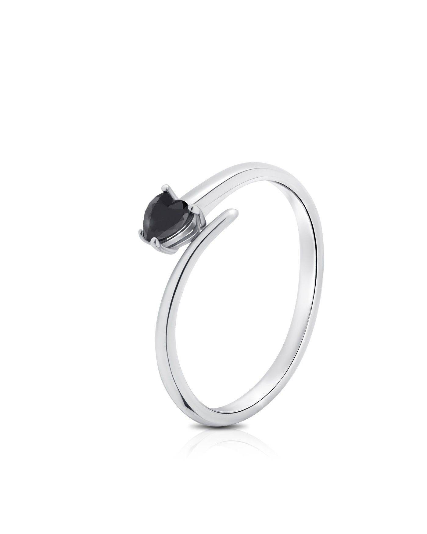 Ring Raffinata with black heart  - 2