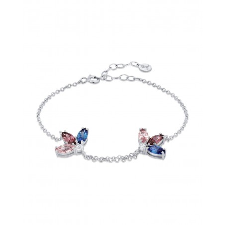 Bransoletka Kwiat Fiore z Rodolitem i Szafirem  - 2