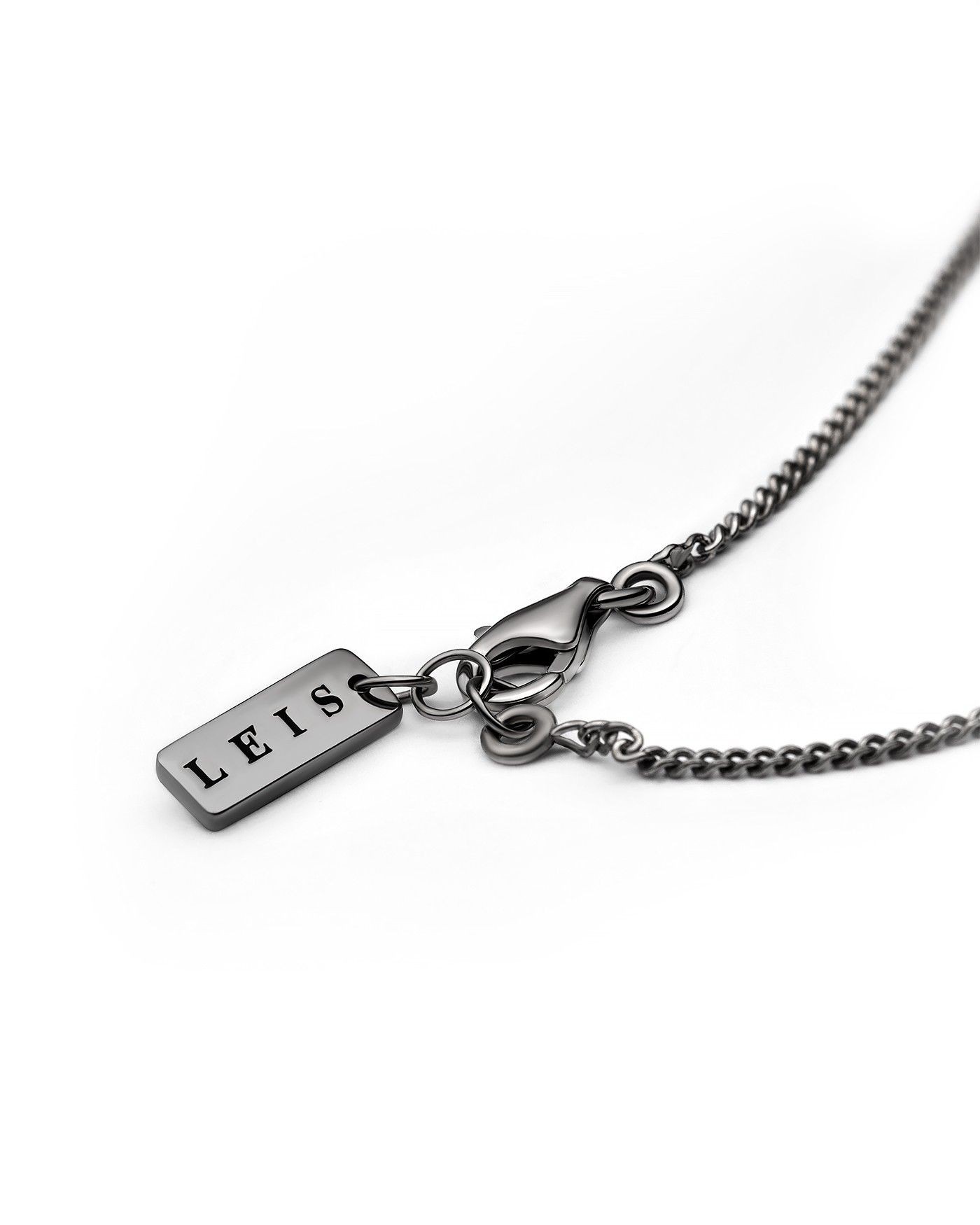 Dunkles Silber Herren Minimal Armband  - 3