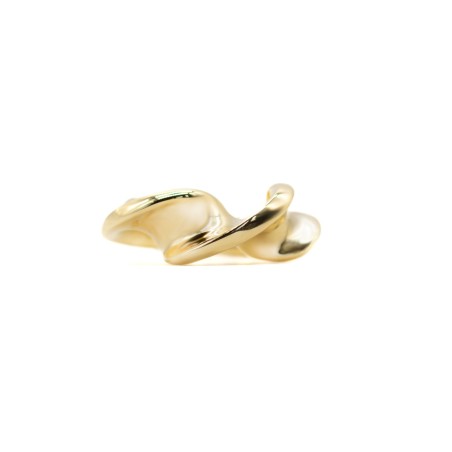 Electroformed 18K gold-gilded Onde Ring  - 4