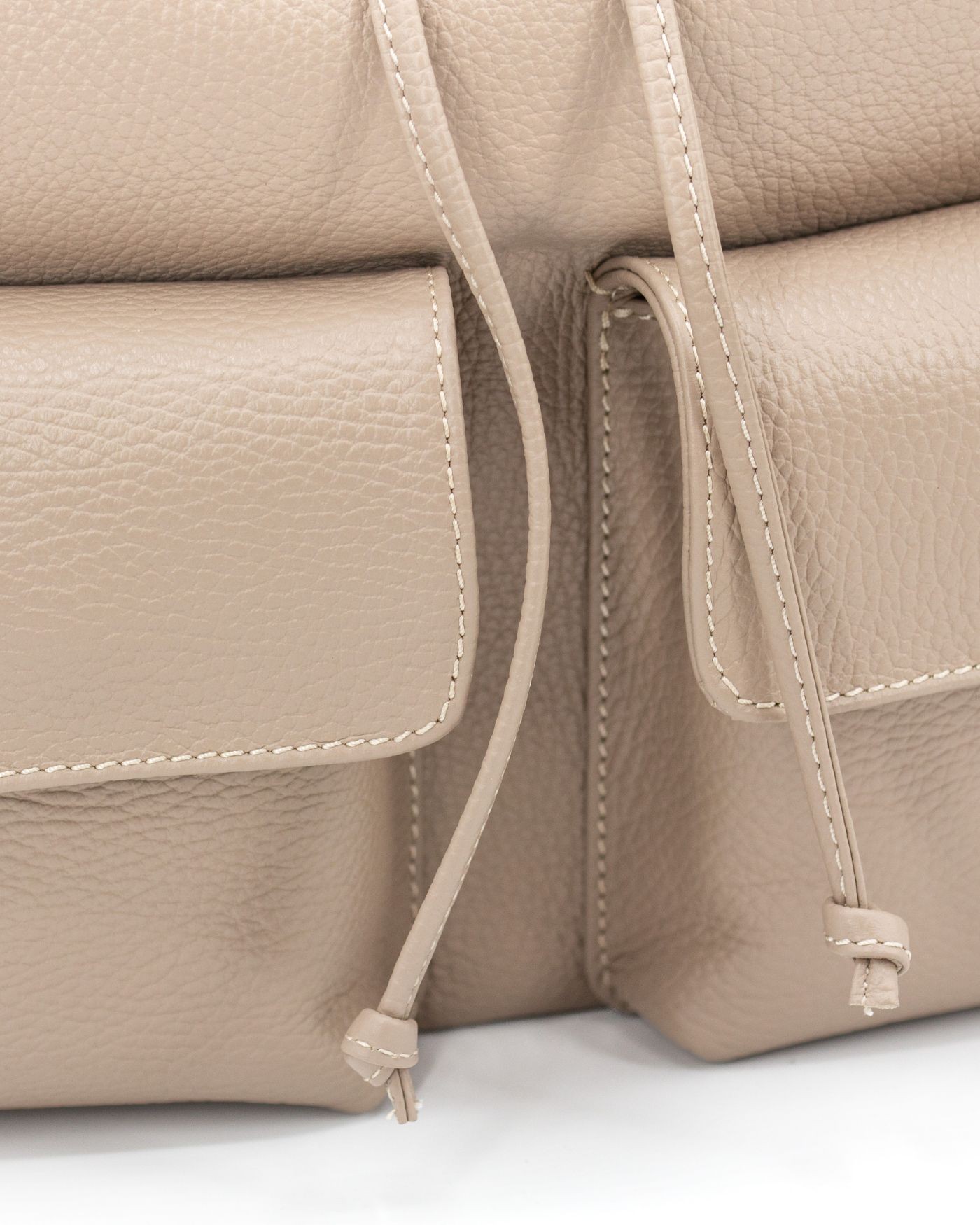 copy of Borsa Shopper in pelle Nude  - 8