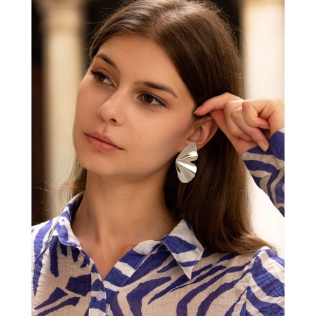 Ohrringe Vita aus rhodiniertem Silber  - 4