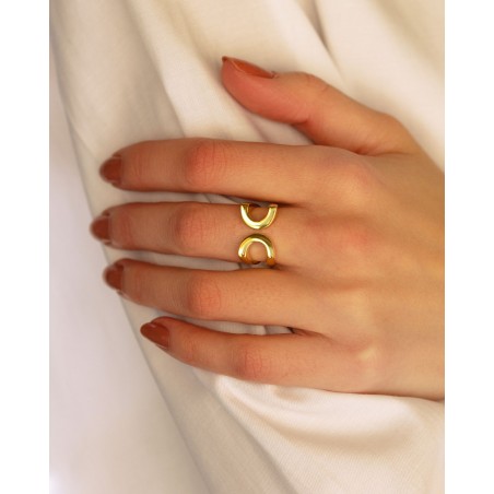 Pierścionek Dolce Vita pozłacany 18k złotem  - 4