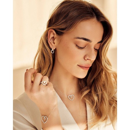 Bracciale Eterna Cuore Bianco  - 4