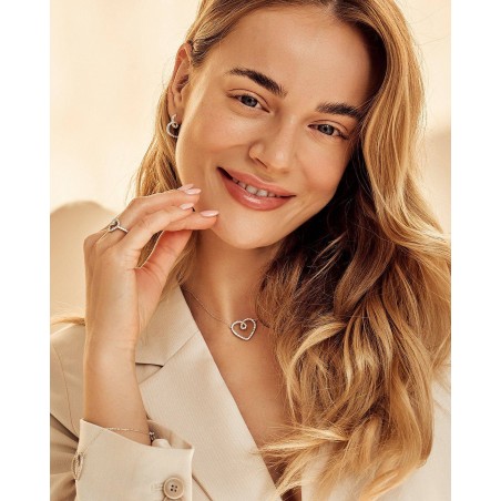 Collana Eterna Cuore Bianco  - 4