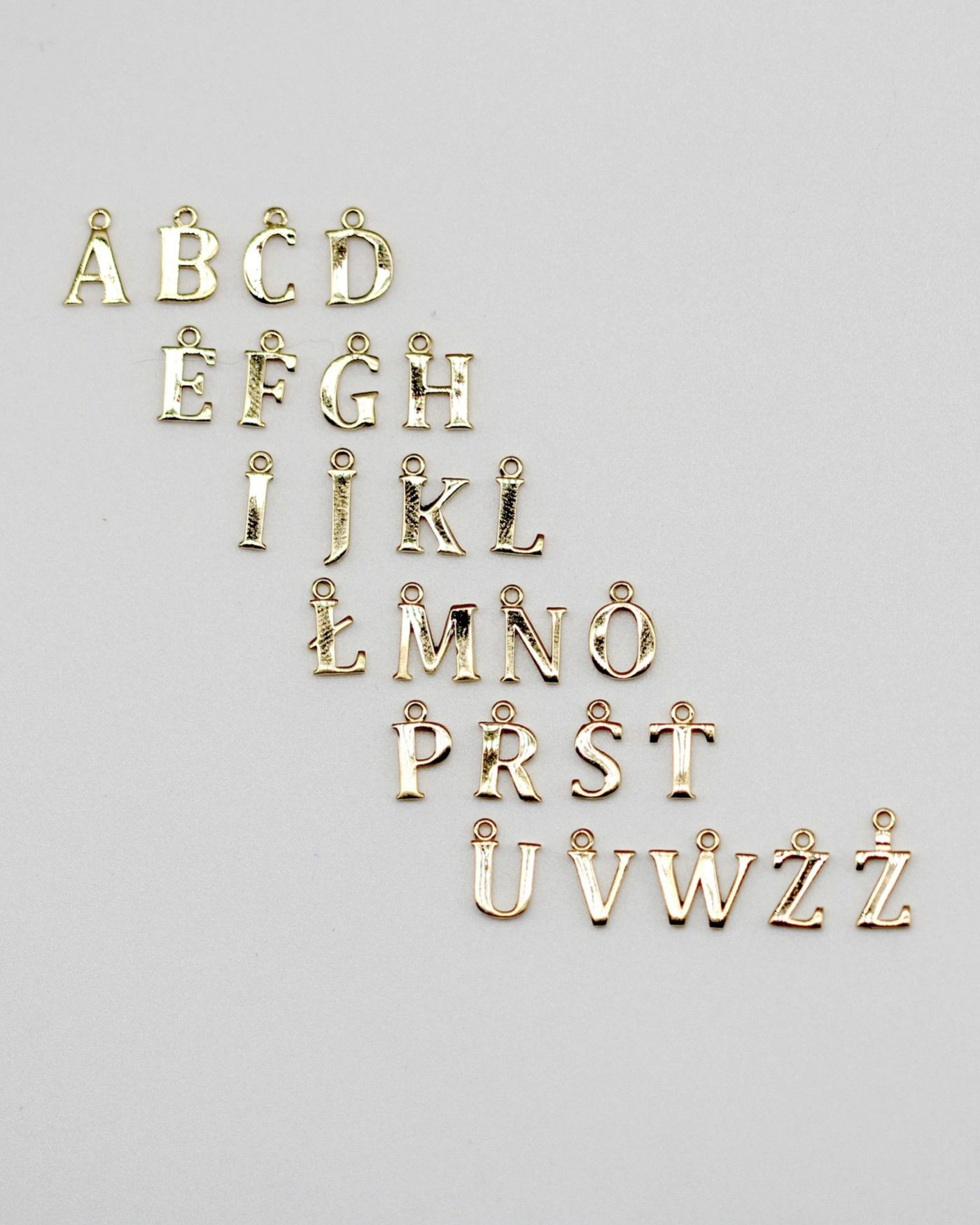 Armband Alfabeto mit weißer Zirkon  - 4