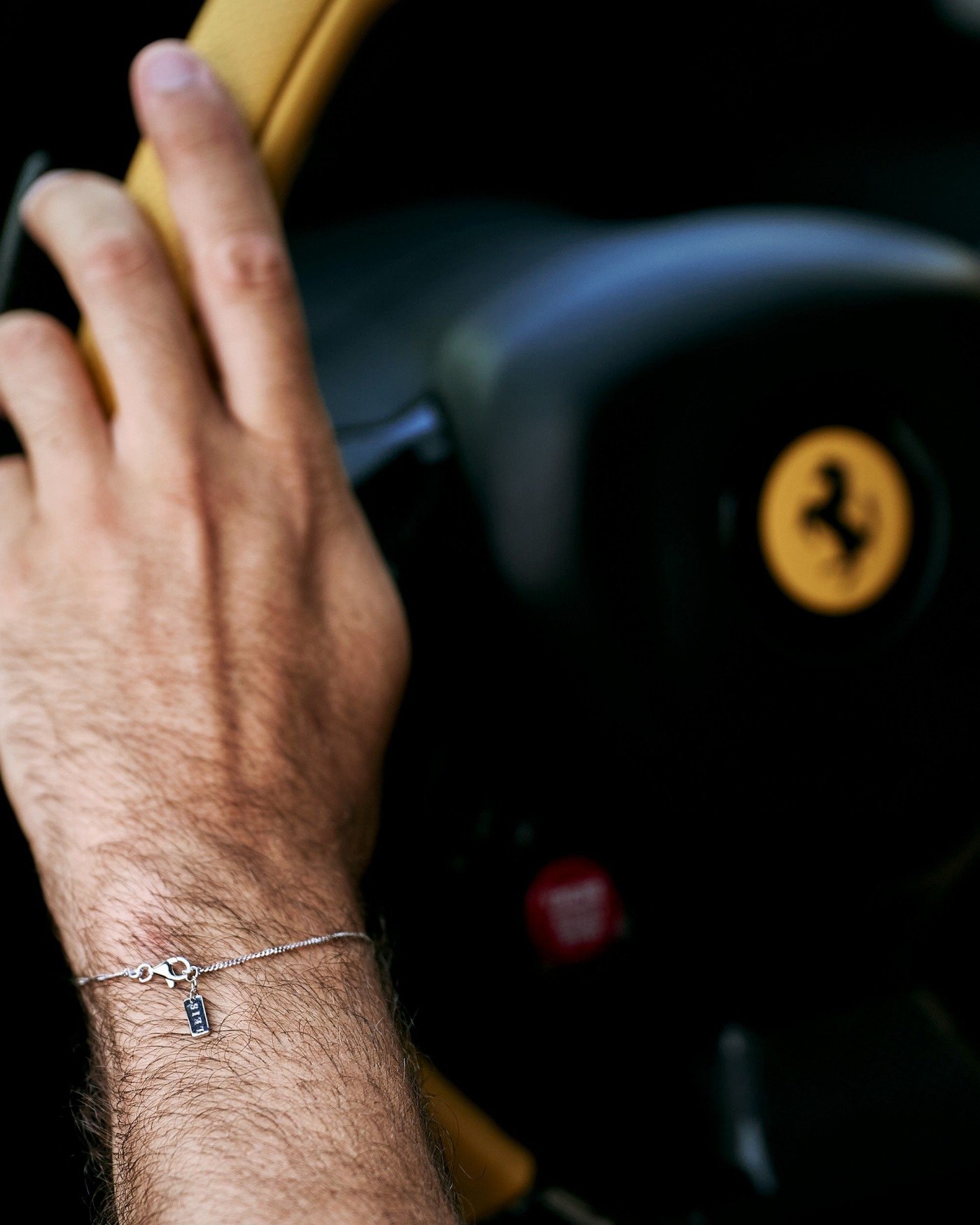 Men's silver Minimal bracelet  - 4