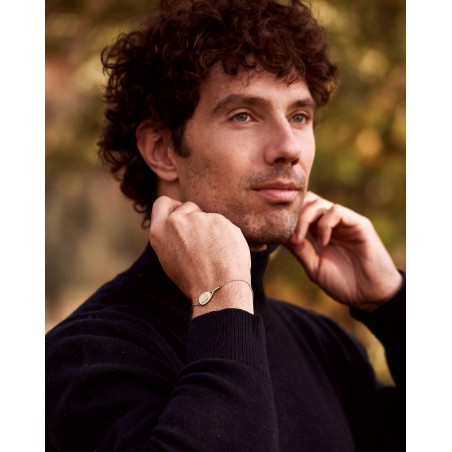 Silver gold gilded bracelet Bandeja X3 unisex  - 5