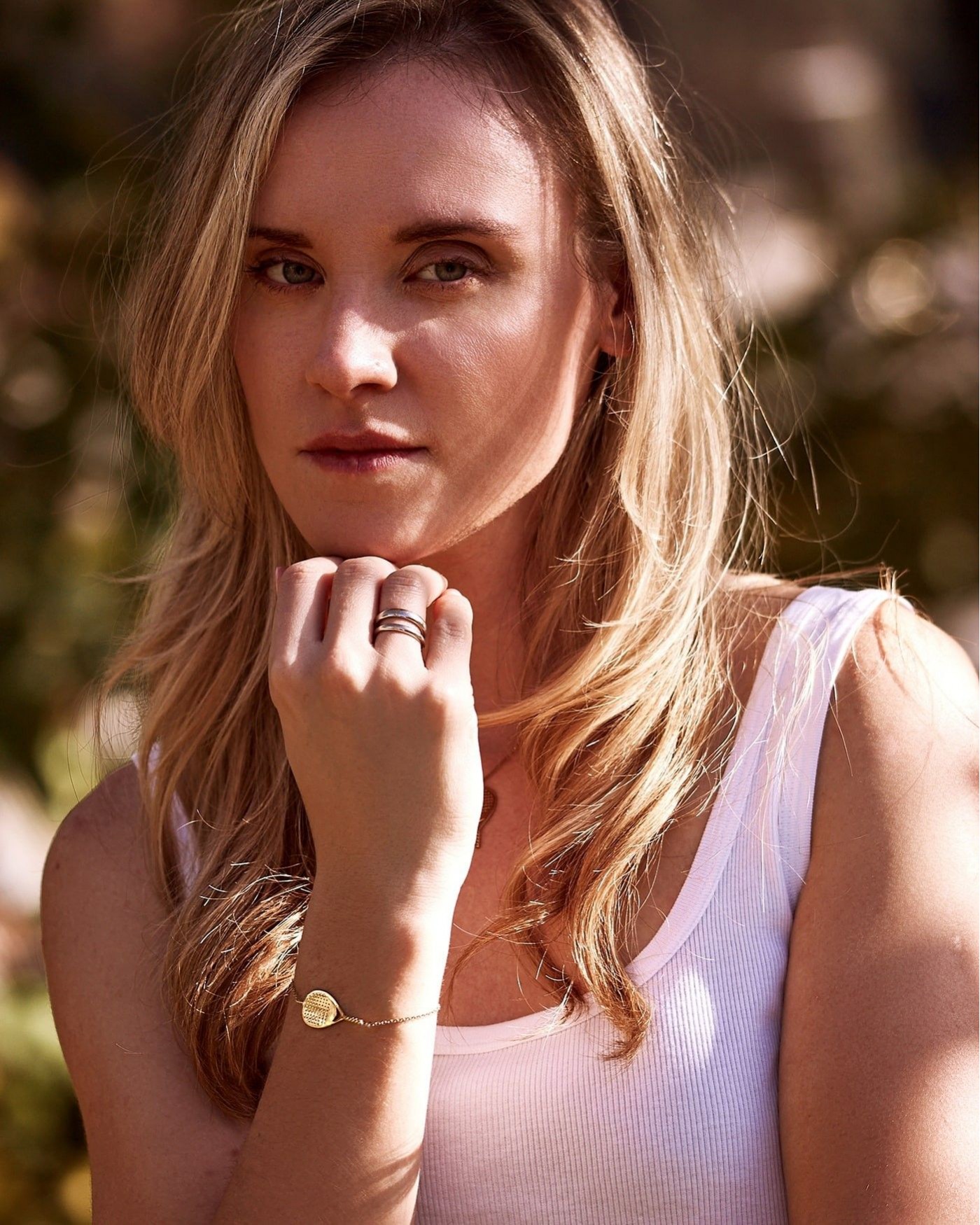 Silver gold gilded bracelet Bandeja X3 unisex  - 6